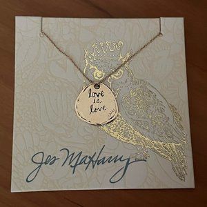 Jes MaHarry Love is Love Necklace 14K Gold